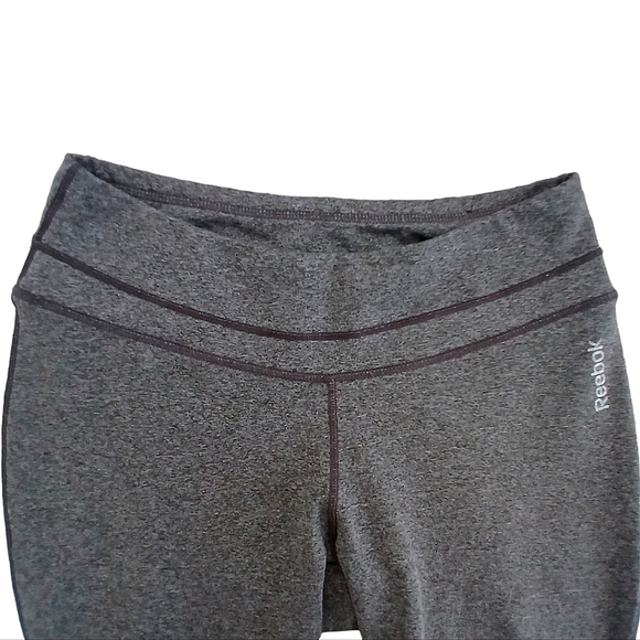 Reebok Leggings Calf Length 3/4 Length Running Yoga Workout Pants Size Small - Picture 5 of 7